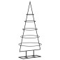 vidaXL Albero di Natale Decorativo in Metallo Nero 90 cm vidaXL Albero di Natale Decorativo in Metallo Nero 90 cm