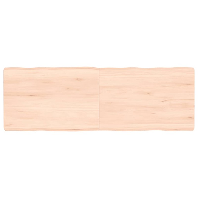 vidaXL Piano per Tavolo 120x40x6 cm in Rovere Non Trattato Bordi Vivi vidaXL Piano per Tavolo 120x40x6 cm in Rovere Non Trattato Bordi Vivi