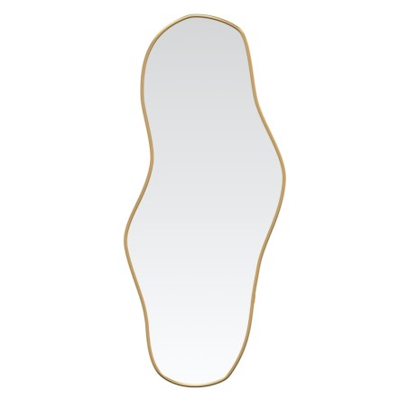 vidaXL Specchio da Parete Dorato 80x35 cm