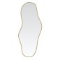 vidaXL Specchio da Parete Dorato 80x35 cm