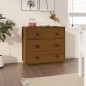 Credenza Miele 80x40x75 cm in Legno Massello di Pino Credenza Miele 80x40x75 cm in Legno Massello di Pino