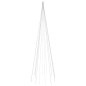 vidaXL Albero di Natale Pennone Bianco Caldo 732 LED 500 cm vidaXL Albero di Natale Pennone Bianco Caldo 732 LED 500 cm