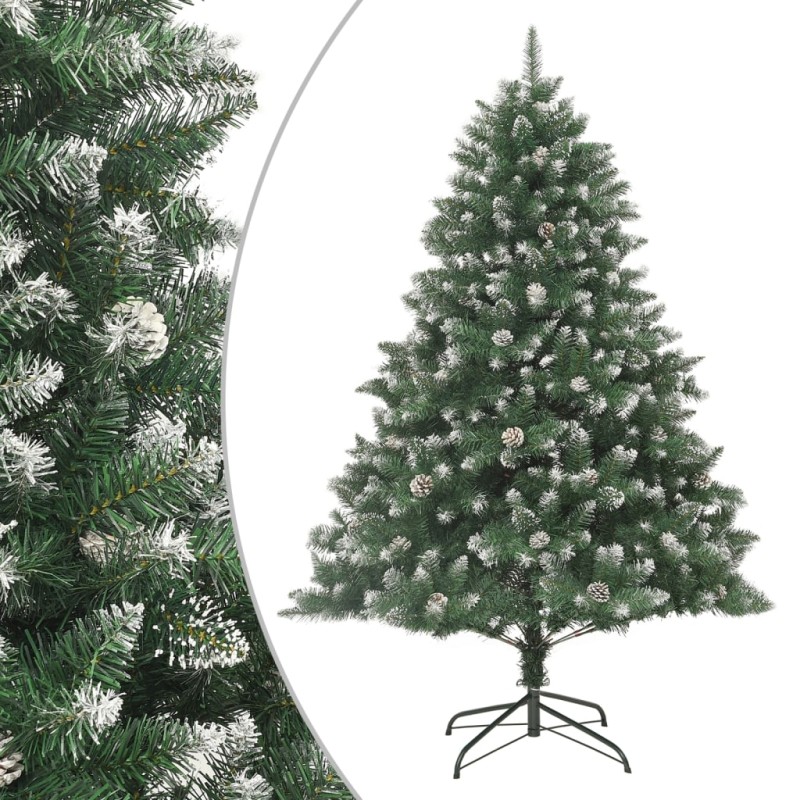 Albero di Natale Artificiale con Base 240 cm PVC Albero di Natale Artificiale con Base 240 cm PVC