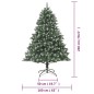 Albero di Natale Artificiale con Base 240 cm PVC Albero di Natale Artificiale con Base 240 cm PVC