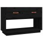Mobile Porta TV Nero 90x40x60 cm in Legno Massello di Pino Mobile Porta TV Nero 90x40x60 cm in Legno Massello di Pino