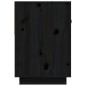 Mobile Porta TV Nero 90x40x60 cm in Legno Massello di Pino Mobile Porta TV Nero 90x40x60 cm in Legno Massello di Pino