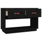 Mobile Porta TV Nero 90x40x60 cm in Legno Massello di Pino Mobile Porta TV Nero 90x40x60 cm in Legno Massello di Pino