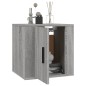 Mobili Porta TV a Parete 2 pz Grigio Sonoma 40x34,5x40 cm Mobili Porta TV a Parete 2 pz Grigio Sonoma 40x34,5x40 cm