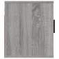Mobili Porta TV a Parete 2 pz Grigio Sonoma 40x34,5x40 cm Mobili Porta TV a Parete 2 pz Grigio Sonoma 40x34,5x40 cm