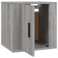 Mobili Porta TV a Parete 2 pz Grigio Sonoma 40x34,5x40 cm Mobili Porta TV a Parete 2 pz Grigio Sonoma 40x34,5x40 cm