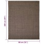 Tappeto in Sisal Naturale 80x100 cm Marrone Tappeto in Sisal Naturale 80x100 cm Marrone