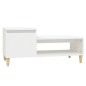 Tavolino da Salotto Bianco 100x50x45 cm in Legno Multistrato Tavolino da Salotto Bianco 100x50x45 cm in Legno Multistrato