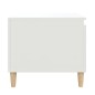 Tavolino da Salotto Bianco 100x50x45 cm in Legno Multistrato Tavolino da Salotto Bianco 100x50x45 cm in Legno Multistrato