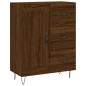 vidaXL Credenza Rovere Marrone 69,5x34x180 cm in Legno Multistrato vidaXL Credenza Rovere Marrone 69,5x34x180 cm in Legno Multistrato