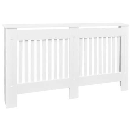 vidaXL Armadietto Copritermosifone in MDF Bianco 152 cm