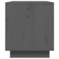 Mobile Porta TV Grigio 80x35x40,5 cm in Legno Massello di Pino Mobile Porta TV Grigio 80x35x40,5 cm in Legno Massello di Pino