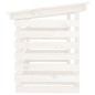 Portalegna Bianco 108x73x79 cm in Legno Massello di Pino Portalegna Bianco 108x73x79 cm in Legno Massello di Pino