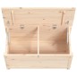 vidaXL Contenitore Portaoggetti 80x40x45,5cm Legno Massello Pino vidaXL Contenitore Portaoggetti 80x40x45,5cm Legno Massello Pino