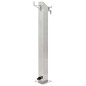vidaXL Fontanella a Colonna in Acciaio Inossidabile Quadrata 95 cm vidaXL Fontanella a Colonna in Acciaio Inossidabile Quadrata 95 cm