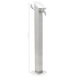 vidaXL Fontanella a Colonna in Acciaio Inossidabile Quadrata 95 cm vidaXL Fontanella a Colonna in Acciaio Inossidabile Quadrata 95 cm