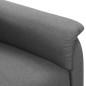 vidaXL Poltrona Alzapersona Grigio Chiaro Tessuto