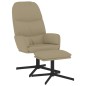 vidaXL Poltrona Rilassante con Sgabello Cappuccino in Similpelle vidaXL Poltrona Rilassante con Sgabello Cappuccino in Similpelle