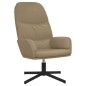 vidaXL Poltrona Rilassante con Sgabello Cappuccino in Similpelle vidaXL Poltrona Rilassante con Sgabello Cappuccino in Similpelle