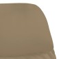 vidaXL Poltrona Rilassante con Sgabello Cappuccino in Similpelle vidaXL Poltrona Rilassante con Sgabello Cappuccino in Similpelle