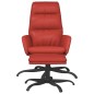 vidaXL Poltrona Rilassante con Sgabello Rosso Vino in Similpelle vidaXL Poltrona Rilassante con Sgabello Rosso Vino in Similpelle