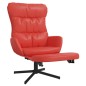 vidaXL Poltrona Relax con Poggiapiedi Rosso in Similpelle vidaXL Poltrona Relax con Poggiapiedi Rosso in Similpelle