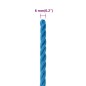 Corda da Lavoro Blu 6 mm 25 m in Polipropilene