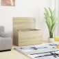 vidaXL Cassapanca Rovere Sonoma 84x42x46 cm in Legno Ingegnerizzato vidaXL Cassapanca Rovere Sonoma 84x42x46 cm in Legno Ingegnerizzato
