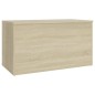 vidaXL Cassapanca Rovere Sonoma 84x42x46 cm in Legno Ingegnerizzato vidaXL Cassapanca Rovere Sonoma 84x42x46 cm in Legno Ingegnerizzato