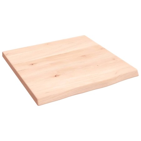 vidaXL Piano Bagno 40x40x2 cm in Legno Massello Non Trattato