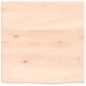 vidaXL Piano Bagno 40x40x2 cm in Legno Massello Non Trattato