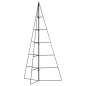 vidaXL Albero di Natale Decorativo in Metallo Nero 100 cm