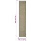 vidaXL Tappeto in Sisal per Tiragraffi Tortora 66x350 cm vidaXL Tappeto in Sisal per Tiragraffi Tortora 66x350 cm