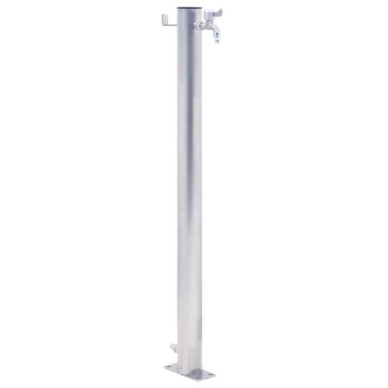vidaXL Colonna d'Acqua da Giardino 80 cm Acciaio Inox Rotonda vidaXL Colonna d'Acqua da Giardino 80 cm Acciaio Inox Rotonda