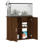 vidaXL Supporto Acquario 81x36x73 cm Legno Multistrato Rovere Marrone vidaXL Supporto Acquario 81x36x73 cm Legno Multistrato Rovere Marrone