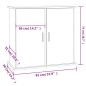 vidaXL Supporto Acquario 81x36x73 cm Legno Multistrato Rovere Marrone vidaXL Supporto Acquario 81x36x73 cm Legno Multistrato Rovere Marrone