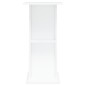 vidaXL Supporto per Acquario Bianco 60,5x36x72,5 cm Legno Multistrato