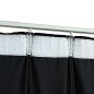 Tende Oscuranti con Ganci 2 pz Nere in Velluto 140x175 cm Tende Oscuranti con Ganci 2 pz Nere in Velluto 140x175 cm