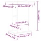 vidaXL Supporto per Acquario 60,5x36x72,5 cm Multistrato Grigio Sonoma vidaXL Supporto per Acquario 60,5x36x72,5 cm Multistrato Grigio Sonoma