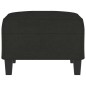 vidaXL Poggiapiedi Nero 70x55x41 cm in Tessuto vidaXL Poggiapiedi Nero 70x55x41 cm in Tessuto