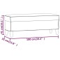 vidaXL Panca Nera 100x35x41 cm in Similpelle vidaXL Panca Nera 100x35x41 cm in Similpelle
