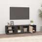 Mobile Porta TV Grigio 156x40x40 cm in Legno Massello di Pino Mobile Porta TV Grigio 156x40x40 cm in Legno Massello di Pino