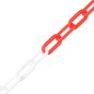 vidaXL Catena Segnaletica Rossa e Bianca 100 m Ø8 mm in Plastica vidaXL Catena Segnaletica Rossa e Bianca 100 m Ø8 mm in Plastica