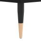 vidaXL Scarpiera Nera 30x35x105 cm in Legno Multistrato