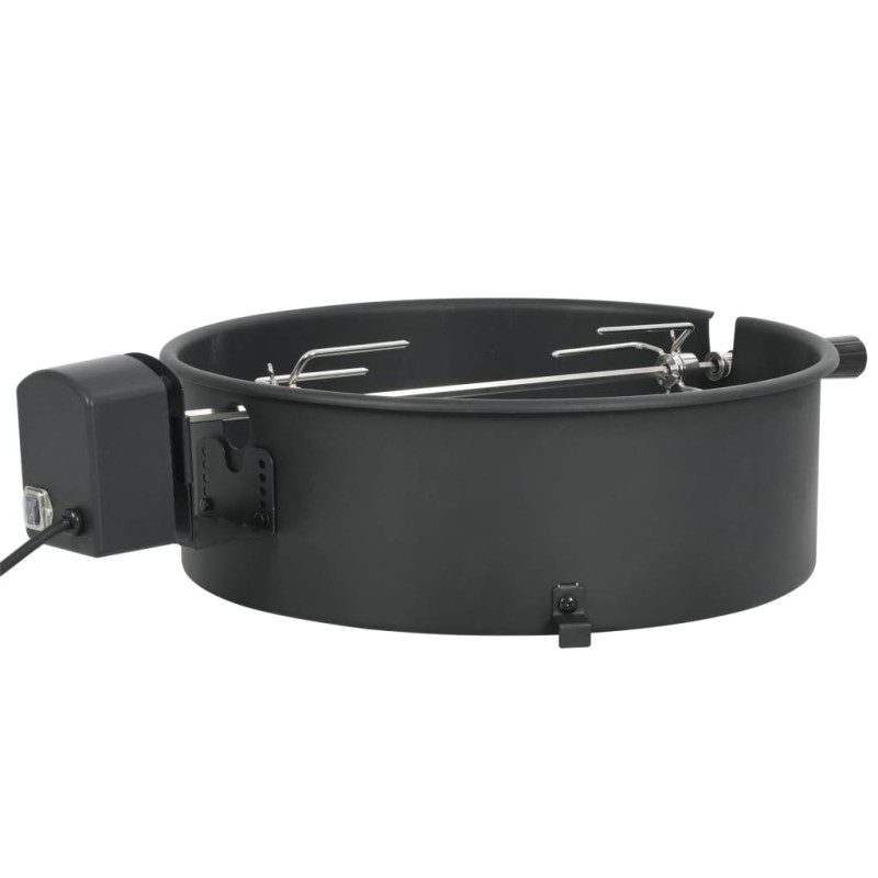 vidaXL Kit per Barbecue allo Spiedo 47 cm Nero vidaXL Kit per Barbecue allo Spiedo 47 cm Nero