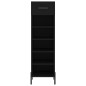 vidaXL Scarpiera Nera 30x35x105 cm in Legno Multistrato vidaXL Scarpiera Nera 30x35x105 cm in Legno Multistrato